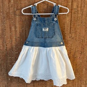 Girls overall dress.